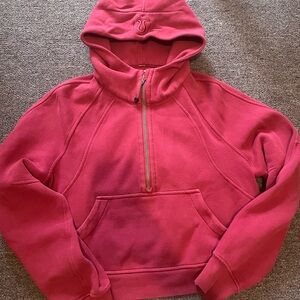 Rapsberry Half-Zip Hoodie